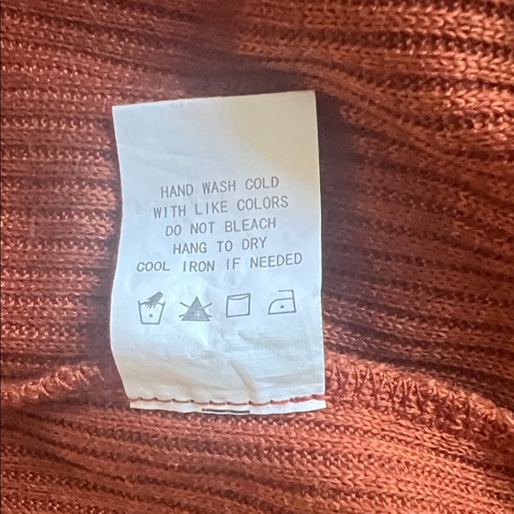 MELLODAY Women's Rust Cardigan - Picture 7 of 7